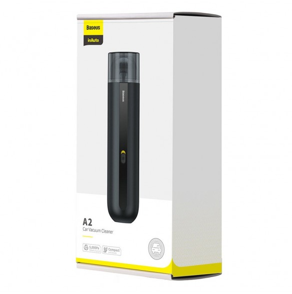 Baseus A2 trådlös minibildammsugare 70 W 5000 Pa Svart (VCAQ030001)