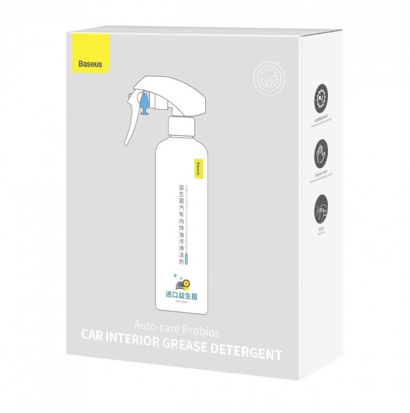 Baseus Auto-care spray för rengöring av bilens interiör 300ml vit (CRYH000002)