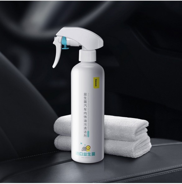 Baseus Auto-care spray för rengöring av bilens interiör 300ml vit (CRYH000002)