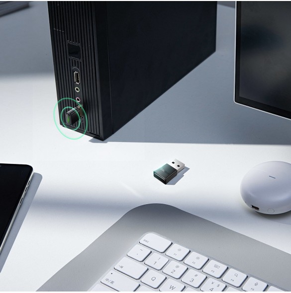 Baseus BA07 Bluetooth USB-adapter - svart