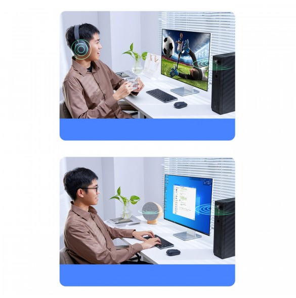 Baseus BA07 Bluetooth USB-adapter - svart