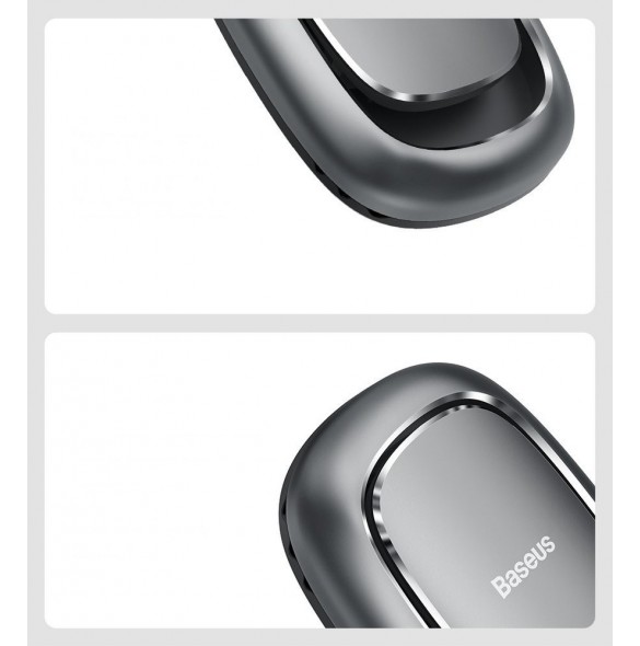 Baseus Beetle 2x självhäftande bilfordon och hemhängare fordonskrokhållare grå (ACGGJK-0G)