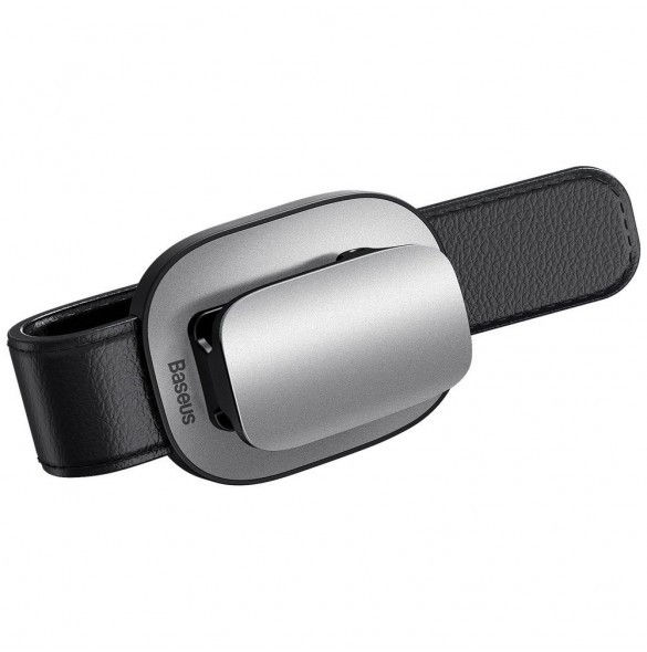 Baseus Bilhållare Glasögon Clip Silver (ACYJN-B0S)