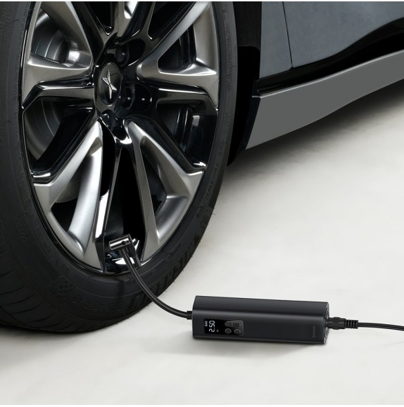 Baseus Mini Car Air Kompressor Cigarettändaruttag Svart (CRCQ000001)