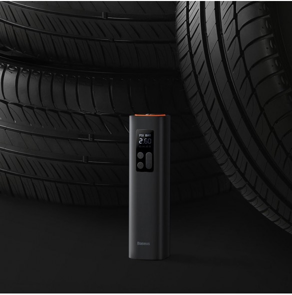 Baseus Mini Car Air Kompressor Cigarettändaruttag Svart (CRCQ000001)