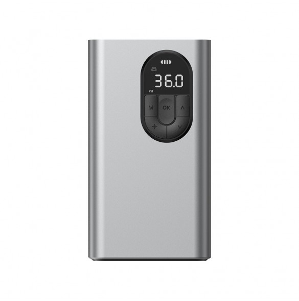Baseus mini bilkompressor däckpump med 7500 mAh batteri grå (CRCQB02-0A)