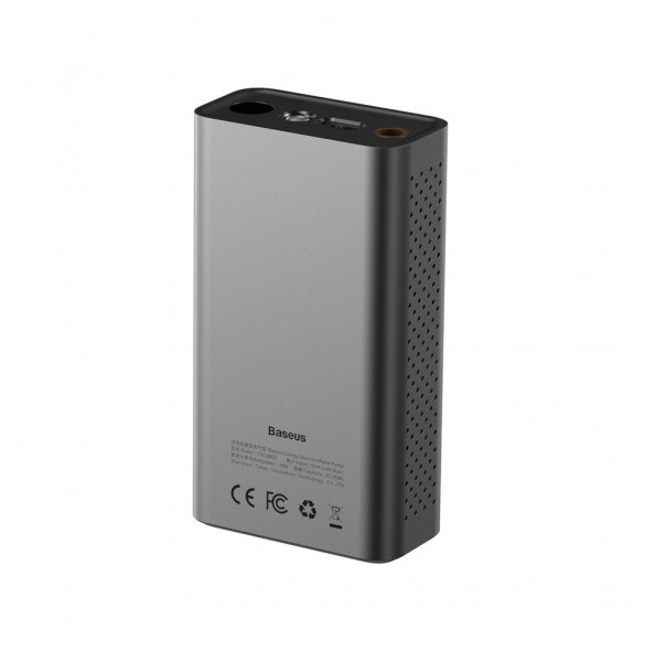 Baseus mini bilkompressor däckpump med 7500 mAh batteri grå (CRCQB02-0A)