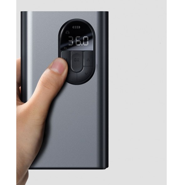 Baseus mini bilkompressor däckpump med 7500 mAh batteri grå (CRCQB02-0A)