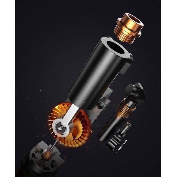 Baseus mini bilkompressor däckpump med 7500 mAh batteri grå (CRCQB02-0A)