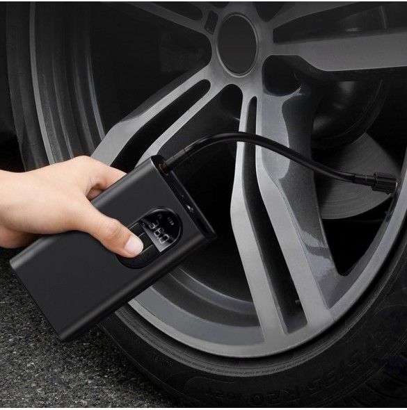 Baseus mini bilkompressor däckpump med batteri 2500mAh 54W svart (CRNL040001)