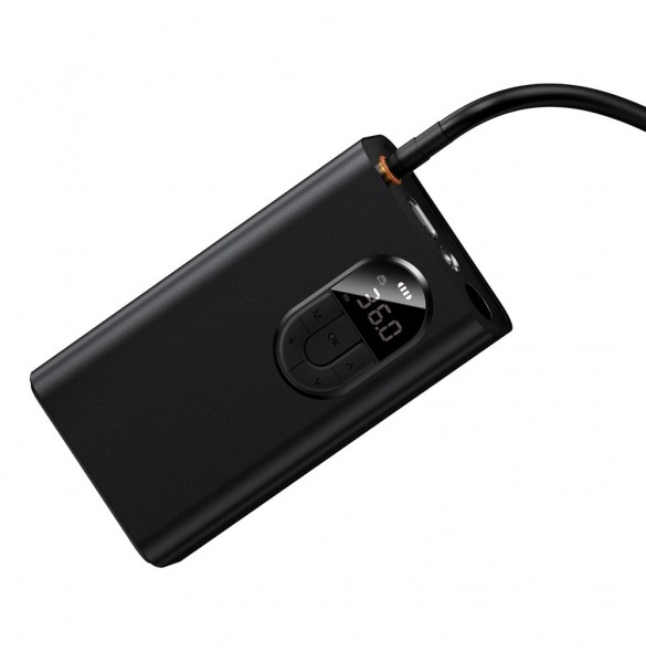 Baseus mini bilkompressor däckpump med batteri 2500mAh 54W svart (CRNL040001)