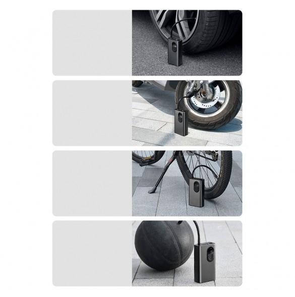 Baseus mini bilkompressor däckpump med batteri 2500mAh 54W svart (CRNL040001)