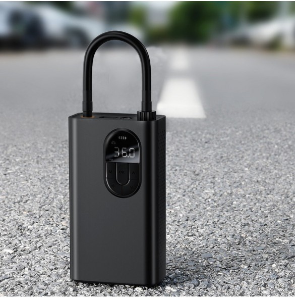 Baseus mini bilkompressor däckpump med batteri 2500mAh 54W svart (CRNL040001)