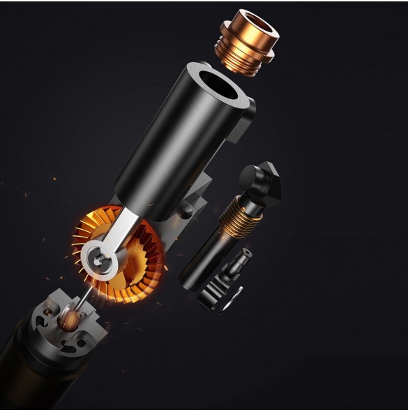 Baseus mini bilkompressor däckpump med batteri 2500mAh 54W svart (CRNL040001)