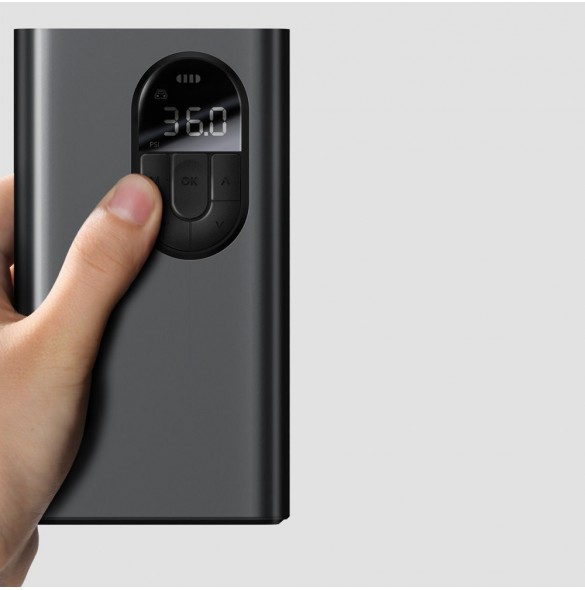 Baseus mini bilkompressor däckpump med batteri 2500mAh 54W svart (CRNL040001)