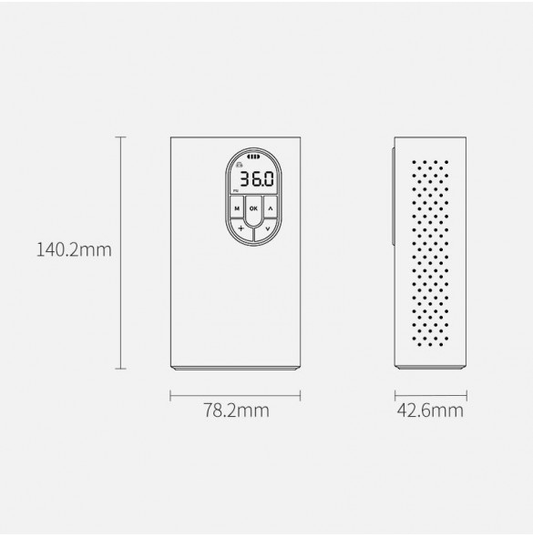 Baseus mini bilkompressor däckpump med batteri 2500mAh 54W svart (CRNL040001)