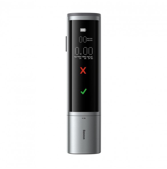 Baseus SafeJourney Pro Series alkomätare 470mAh grå