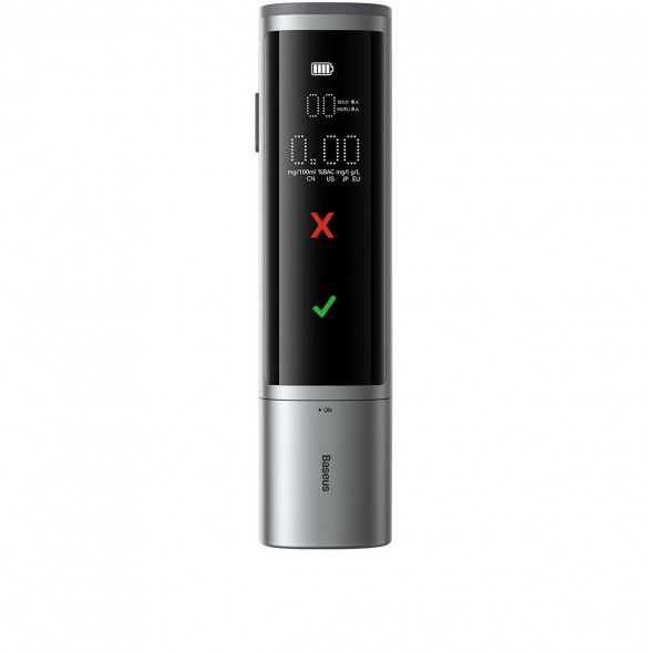 Baseus SafeJourney Pro Series alkomätare 470mAh grå