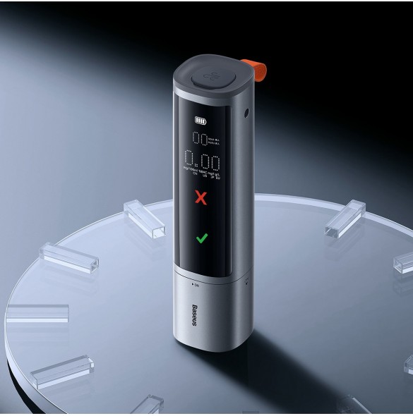 Baseus SafeJourney Pro Series alkomätare 470mAh grå