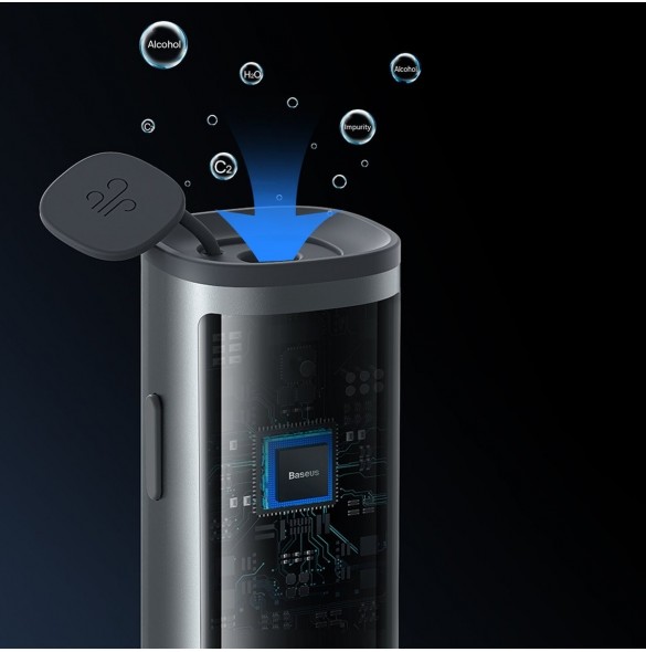Baseus SafeJourney Pro Series alkomätare 470mAh grå