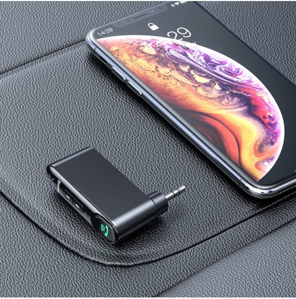 Bluetooth AUX-sändare Baseus BSBA-02 (Overseas Edition) - svart