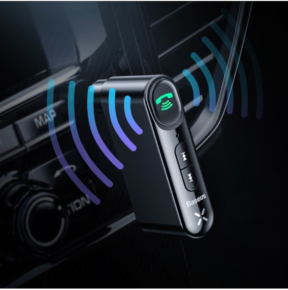 Bluetooth AUX-sändare Baseus BSBA-02 (Overseas Edition) - svart