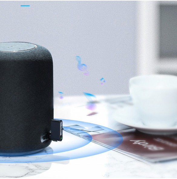 Bluetooth AUX-sändare Baseus BSBA-02 (Overseas Edition) - svart