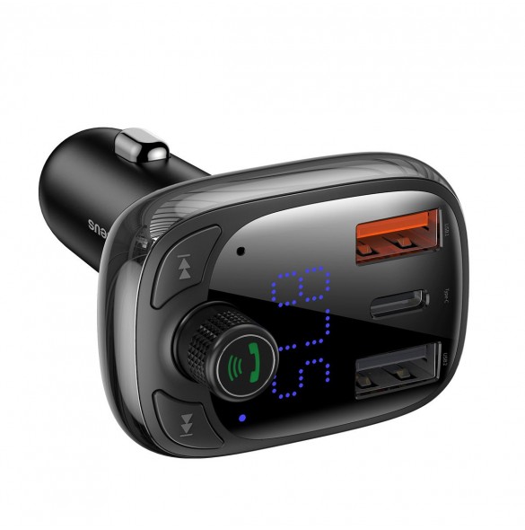 Bluetooth-sändare / billaddare Baseus S-13 (Overseas Edition) - svart
