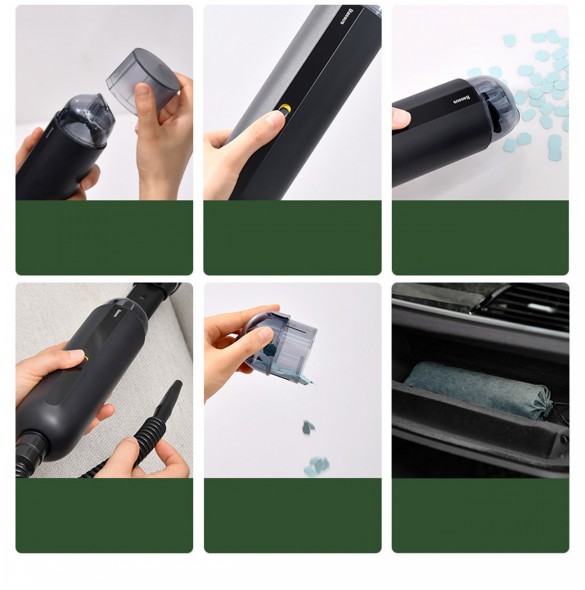 Bildammsugare 6000Pa 80W Baseus A2Pro - vit