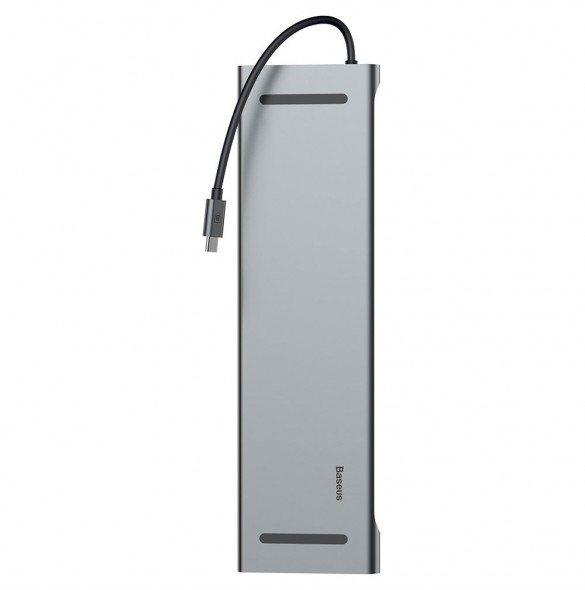 Baseus Enjoyment Multifunktionell dockningsstation för MacBook Laptop HUB Stand Adapter 10in1 (CATSX-F0G)