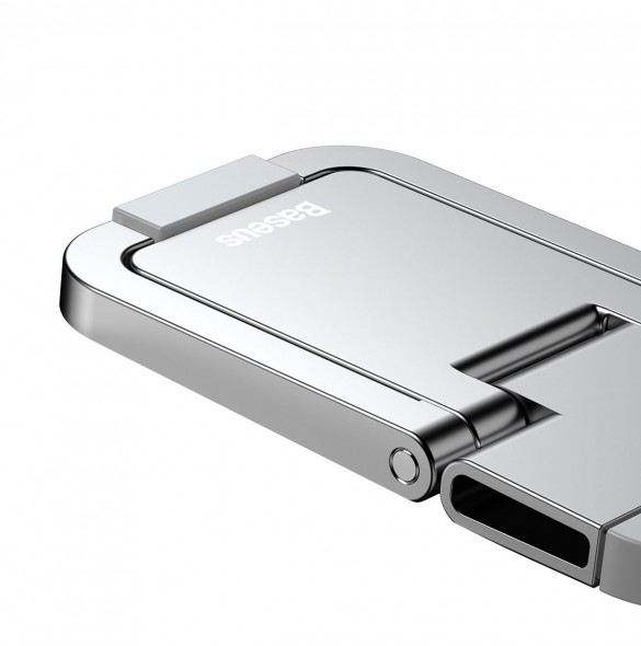 Baseus universella fotstativ för laptop (2 st) silver (LUZC000012)