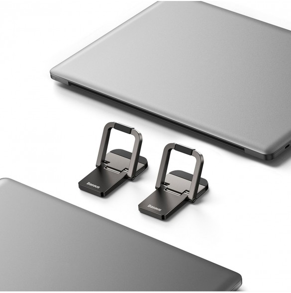 Baseus universella fotstativ för laptop (2 st) silver (LUZC000012)
