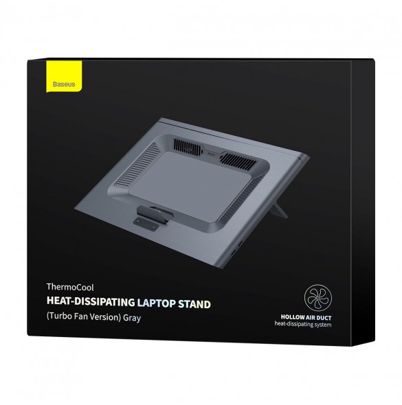 Baseus USB kylplatta för bärbar dator upp till 21" grå (LUWK000013)