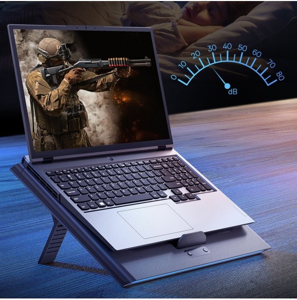 Baseus USB kylplatta för bärbar dator upp till 21" grå (LUWK000013)