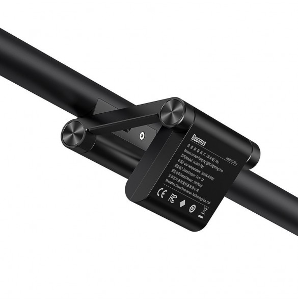 Baseus i-wok Series LED-lampa för skrivbordsbelysning för bildskärmsbelysning svart (DGIWK-P01)