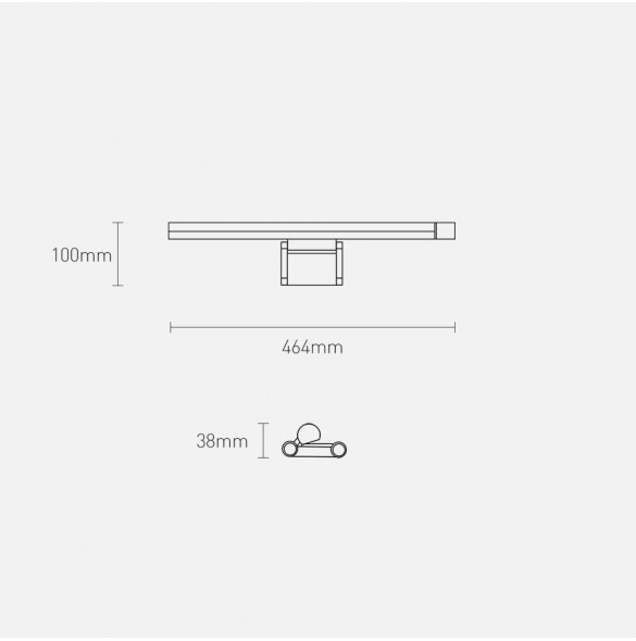 Baseus i-wok Series LED-lampa för skrivbordsbelysning för bildskärmsbelysning svart (DGIWK-P01)