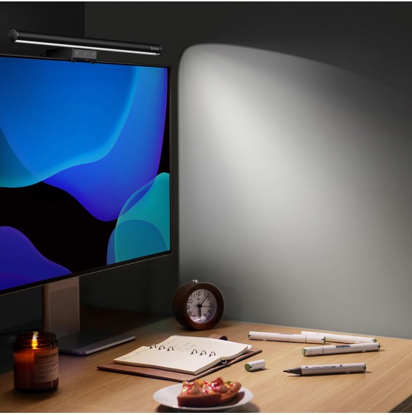 Baseus i-wok2 LED-lampa för skrivbordsskärmsbelysning svart (DGIW000101)
