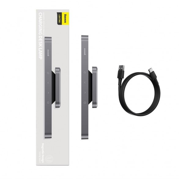 Baseus Magnetic LED Sänglampa Underskåp Lampa för Hem Kök Rum Grå (DGXC-C0G)