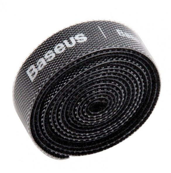 Baseus Rainbow Circle kardborreband - kardborreband kabelorganiserar 1m svart (ACMGT-E01)