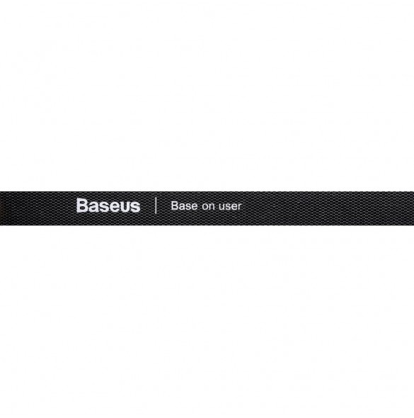 Baseus Rainbow Circle kardborreband - kardborreband kabelorganiserar 1m svart (ACMGT-E01)