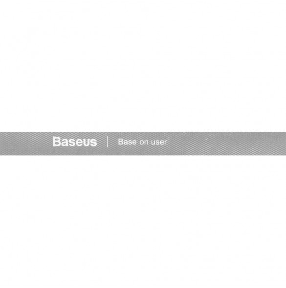 Baseus Rainbow Circle kardborreband - Kardborreband Kardborrekabelorganisatör 3m grå (ACMGT-F0G)