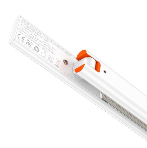 Baseus Smart Eye uppladdningsbart hopfällbart läsbord LED-lampa (Smart Light) vit (DGZG-02)