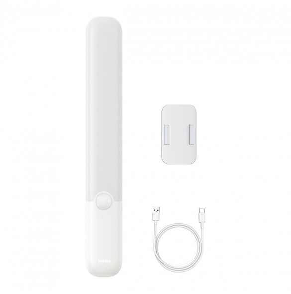 Baseus Sunshine Series garderobslampa med PIR-rörelsedetektor 1200 mAh vit (DGYG000002)