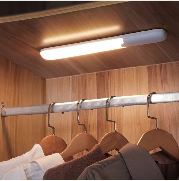 Baseus Sunshine Series garderobslampa med PIR-rörelsedetektor 1200 mAh vit (DGYG000002)