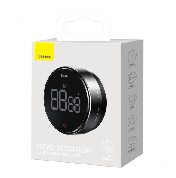 Baseus Heyo Pro roterande timer elektronisk timer grå (FMDS000013)
