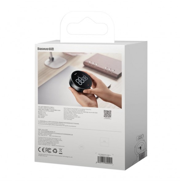 Baseus Heyo Pro roterande timer elektronisk timer grå (FMDS000013)