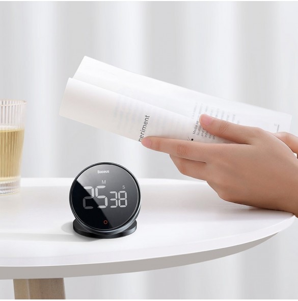 Baseus Heyo Pro roterande timer elektronisk timer grå (FMDS000013)