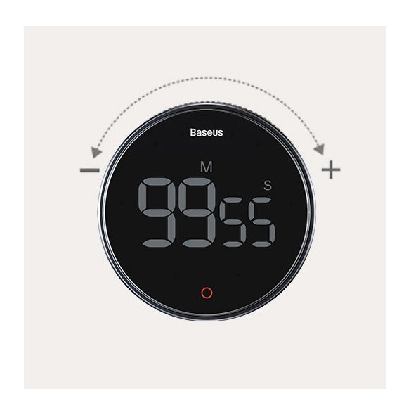 Baseus Heyo Pro roterande timer elektronisk timer grå (FMDS000013)