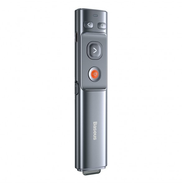 Baseus Orange Dot laserpekarfjärrkontroll för PC-presentation med inbyggt batteri grått (WKCD000013)