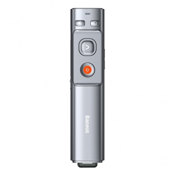 Baseus Orange Dot laserpekarfjärrkontroll för PC-presentation med inbyggt batteri grått (WKCD000013)